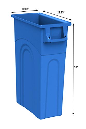 🗑️ Highboy 23-Gallon Slim Recycling Bin – Perfect for Tight Spaces and Effortless Waste Management
