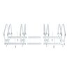 Todeco Bike Floor Rack Stand for 4 Bikes
