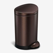 simplehuman 6 Liter / 1.6 Gallon Semi-Round