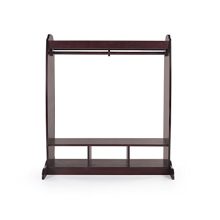 Armoire with Rack, Toy Bins and Full Mirror