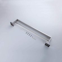 Bathroom Double Towel Bar,23.6 Inch Towel Rack Wall Mount