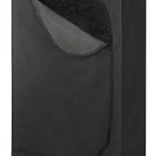 Whitmor Portable Wardrobe Closet Organizer with See-Through Window – Easy Assembly, Breathable Fabric, Durable & Lightweight for Clothes Storage