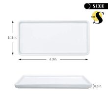 Toothbrush Holder Rectangle Tray for Vanity Countertop