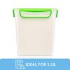 4 Large Airtight Food Storage Containers for Flour
