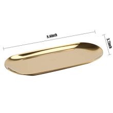 Bekith 4 Pack Stainless Steel Towel Tray Metal Storage Organizer