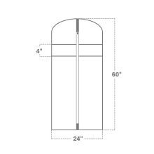 Garment Bags for Storage (5 Pack 60 inch): Perfect Suit Bags for Travel and Closet Organization
