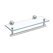 KES Glass Shelf 16" Tempered Glass Floating Shelf Wall Mount