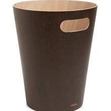 Umbra Woodrow 2 Gallon Modern Wooden Trash Can