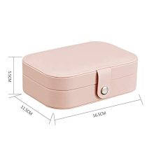 Jewelry Box Organiser Small Travel PU Leather