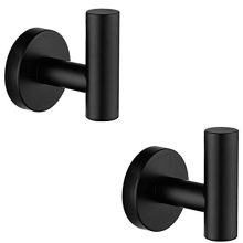Nolimas Towel Coat Hook Matte Black Stainless Steel