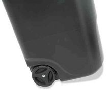 Trash Can Lid Garbage Container Wheeled 45 Gallon