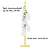 Lehom Modern Metal Coat Rack Free Standing