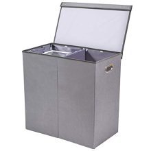 Laundry Hamper/Sorter with Removable Liners & Magnetic Lid