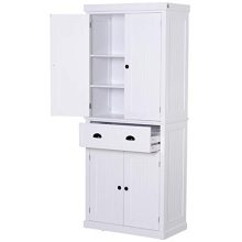 Traditional Colonial Kitchen Pantry Cabinet