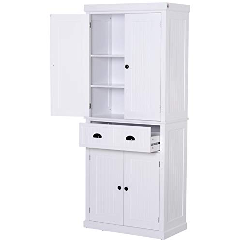 Traditional Colonial Kitchen Pantry Cabinet