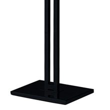 SSWBasics Black 2-Way Clothing Rack with Black Straight Arms