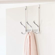 Steel Over-The-Door 6-Hook Storage Rack