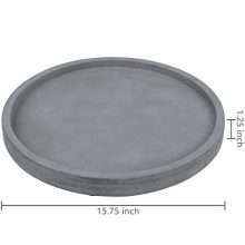 Luxury Organization: MyGift 16-inch Dark Gray Concrete Vanity Tray