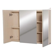 White Oak LED Bathroom Mirror Medicine Cabinet