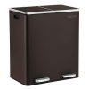 Metal Step Bin with Dual Compartments