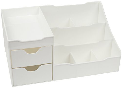 Mantello Makeup Organizer - Vanity Box with Drawers for Cosmetics