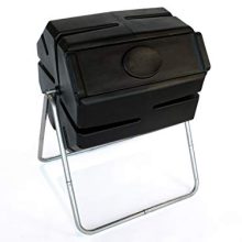FCMP Outdoor Roto Tumbling Composter, Black
