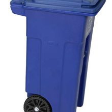 32Gal Wheel Recycle Bin