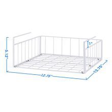 SimpleTrending Under Cabinet Organizer Shelf, 2 Pack