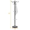 Tangkula 70" Metal Coat Tree, Coat Racks with 14 Hooks