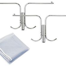 Industrial Grade Z-Base Garment Rack,
