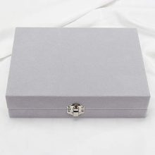 Stylifing Clear Lid Velvet, 24 Grid Jewelry Tray