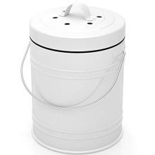 Compost Bin Dishwasher Safe Bucket Charcoal Filters