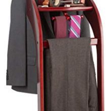 StorageMaid Clothes Valet Stand with Mirror