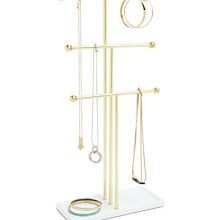 Umbra Trigem Hanging Jewelry Organizer Tiered Tabletop