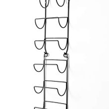 Metal Wine Rack Towel Shelf for Bathroom Black