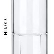 Clear Acrylic Qtip Holder Dispenser Set – Stylish Bathroom Storage for Cotton Swabs, Cotton Balls & Rounds – Stackable Organizer Jars