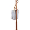 Premium Bamboo Coat Rack Tree with 8 Hooks