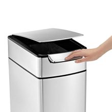 10.6 Gallon Slim Touch-Bar Kitchen Trash Can