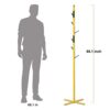 Lehom Modern Metal Coat Rack Free Standing