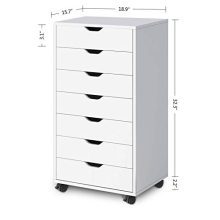 DEVAISE 7-Drawer Chest, Wood Dresser Organizer