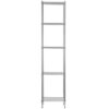 14 inch x 24 inch Chrome 5 Shelf Kit with 96 inch Posts.