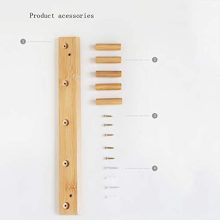 Modern Wall Mounted Coat and Hat Rack