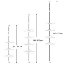 Ultimate Bathroom Organization with the Constant Tension Shower Caddy – Adjustable, Rust-Proof, and Versatile Stainless Steel Corner Shelf for a Clutter-Free Shower