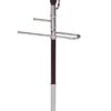 King's Brand Wood & Metal Suit Valet Rack Stand Organizer