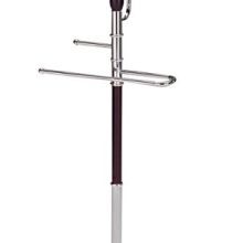 King's Brand Wood & Metal Suit Valet Rack Stand Organizer