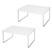 mDesign Modern Metal Closet, Cabinet