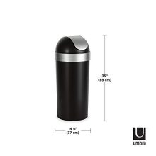 Umbra Venti 16.5-Gallon Swing Top Kitchen Trash Can