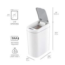 Motion Sensor Garbage Can - Smart and Splash-Proof Waste Management Solution
