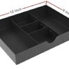 CAXXA 3 Slot Drawer Organizer with Two Adjustable Dividers