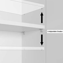Homfa Bathroom Mirror Cabinet, 27.6 X 23.6 Inch Wall Mounted